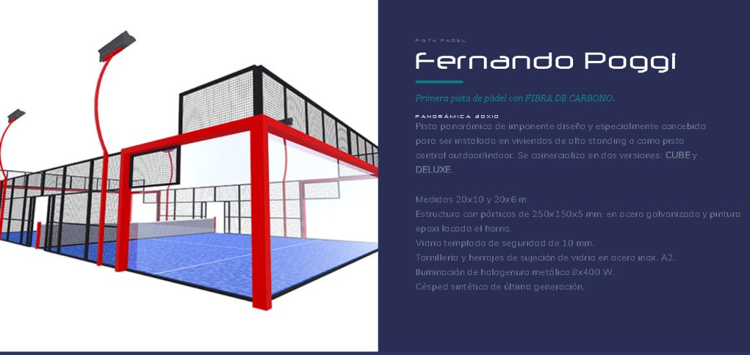 Nacen unas pistas de pádel con nombre propio, el de uno de los jugadores más conocidos del circuito <a href="/fernandopoggi/">Fernando Poggi</a> mundipadel.com/nacen-las-pist…