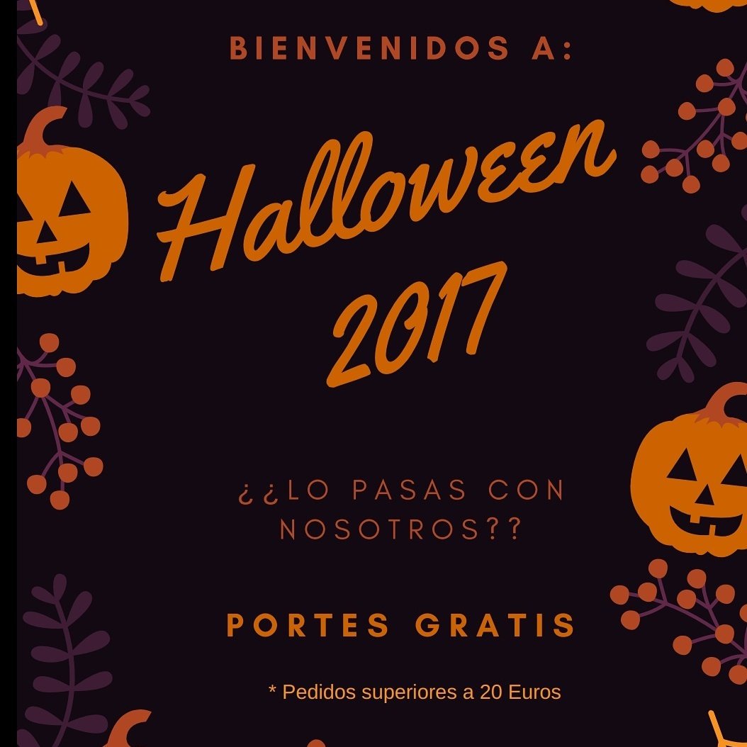 EntretelasShop's tweet photo. Pasas #Halloween con nosotros? Portes gratis..cupón "halloween" https://t.co/ne9mNm4hcm