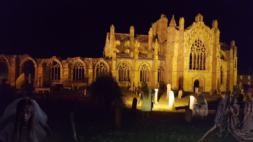 #Halloween great time to visit some spooky old ruins in #Melrose &amp; visit our #indy shops, plenty of spirits to be found in Abbey Wines.