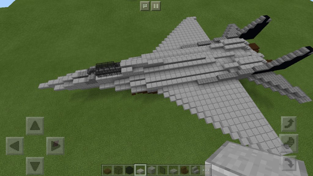 シモノフ 下ノフ Auf Twitter Minecraft Mig 29 戦闘機 マイクラでフルクラム作ってみた