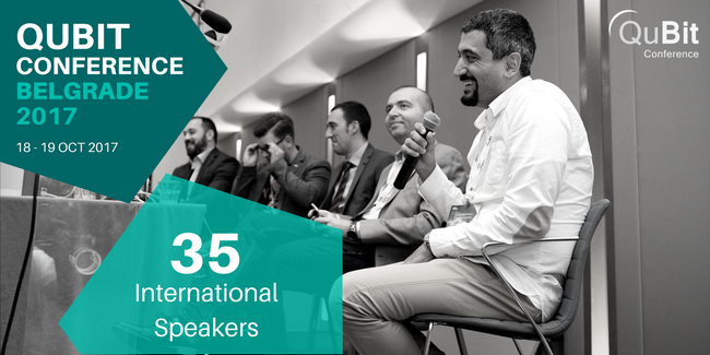 QuBitCon's tweet photo. Many thanks to all our 35+ #speakers who shared their experience and knowledge during 1st #QuBitCon in Belgrade 2017! #CyberSecurity #secure https://t.co/KnVvgcNmtE