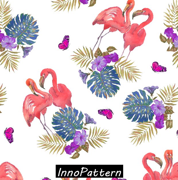 InnoPattern's tweet image. Brand new pattern #design: #Flower design
Flamigo with flowers 
Aloha shirt
Like and share it
