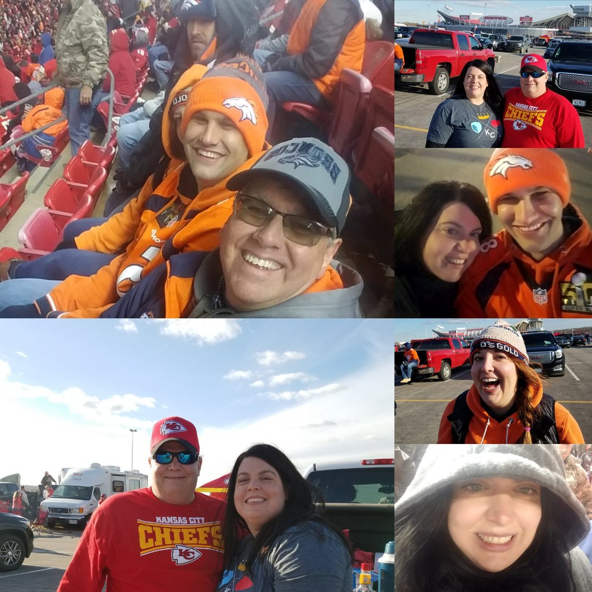 I took my dad to his 1st Chiefs game tonight. ❤ #Chiefs #KC #HomeSweetHome
