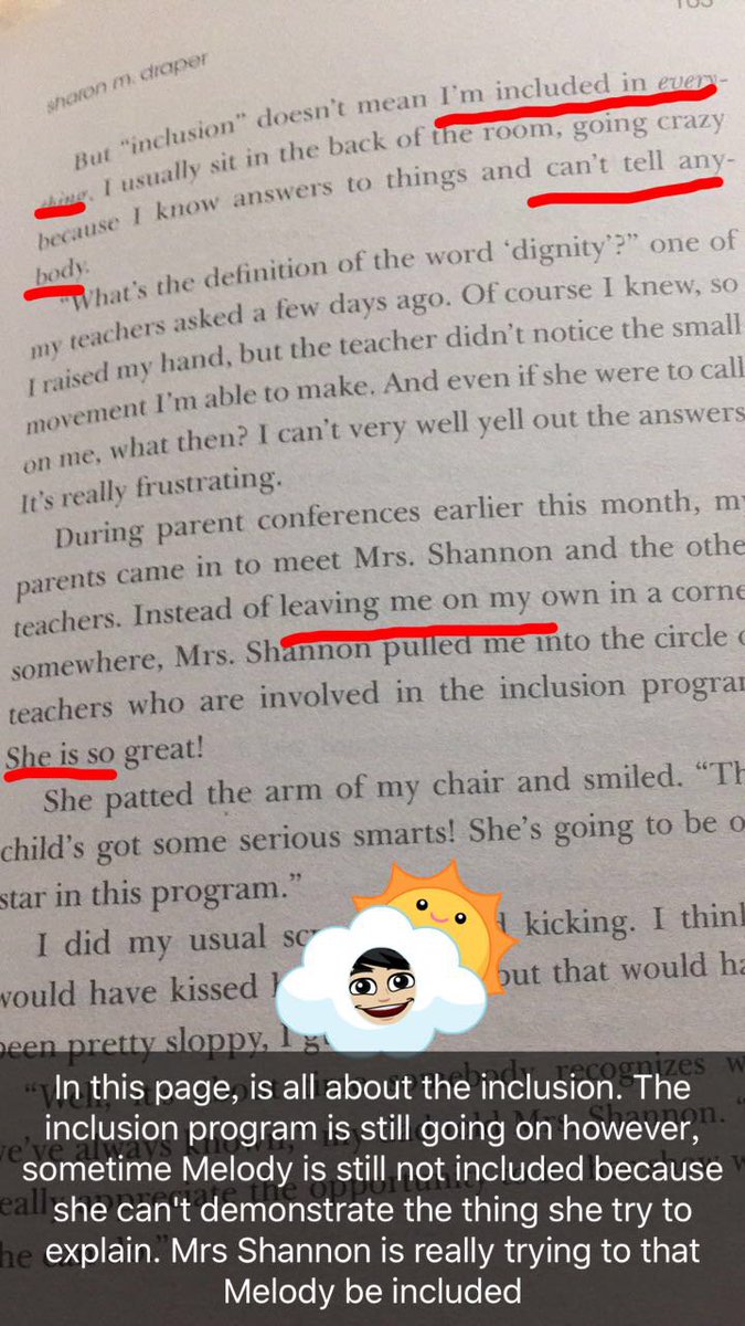 chao_eason's tweet photo. This is the book snap that I have done for week 2.
@sharonmdraper @ms_marcum #BookSnaps #KAStw https://t.co/tKygLjSeDY