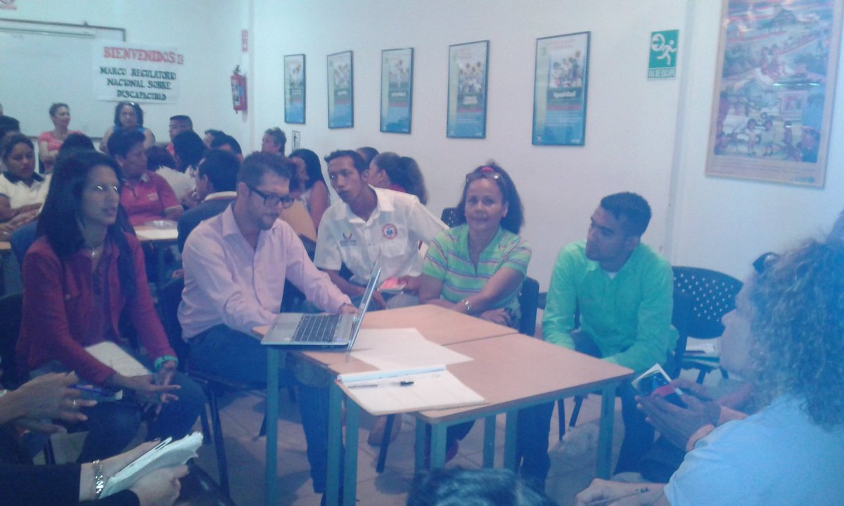 juniorgomez89's tweet photo. Mesa de trabajo de propuesta de ley de Personas con Discapacidad para la ANC. Con la participacion de poder popular y instituciones de pcd https://t.co/ARWoayTOq6