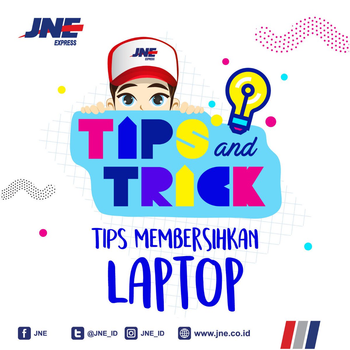 JNE_ID's tweet photo. Meskipun terlihat bersih, pada dasarnya Laptop banyak menyimpan debu loh ! Yuk simak #TipsJNE  dalam membersihkan Laptop.
Semoga bermanfaat. https://t.co/8DxLMaXYwy
