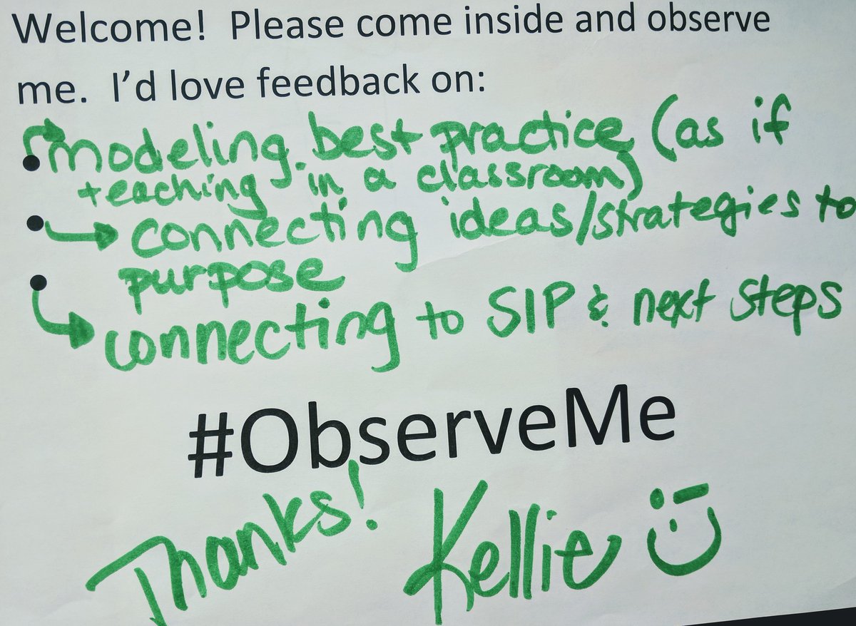 petrickkel's tweet photo. #ObserveMeHSD is spreading!!! Push each other to share educational vulnerability! #mathconnectsus #ObserveMe @GronerK8 https://t.co/H2uOadxGro