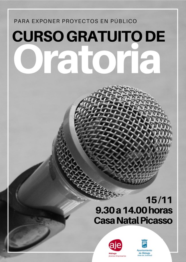 ¿Te interesa? Inscríbete en comunicacion@ajemalaga.org 😊

#FelizMartes y #FelizHaloween