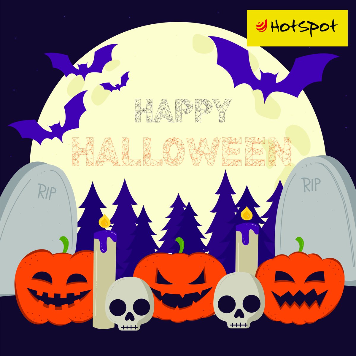 Hotspot_Store's tweet photo. 👹 Happy Halloween!! It's time to light up candles for our dead ones 👻 #happyhalloween2017 #hotspotstore https://t.co/kGzdg5dX6G