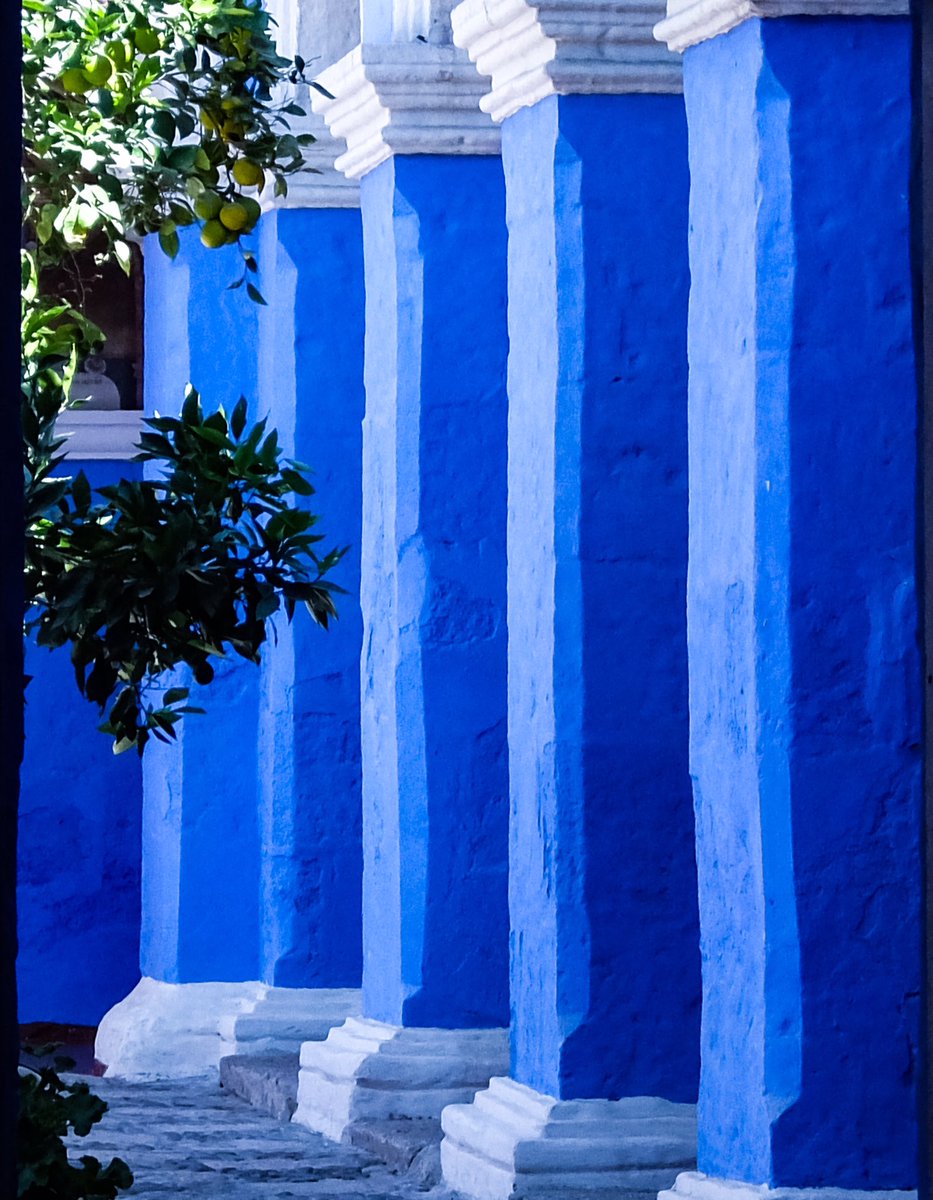 blu_mill_'s tweet photo. Image ©blu_mill #peru #arequipa #convent #rythm #serie #blue #color #lines #shades #cordillera #backpack #intruso #texture #architecture https://t.co/PRO02FyQNw