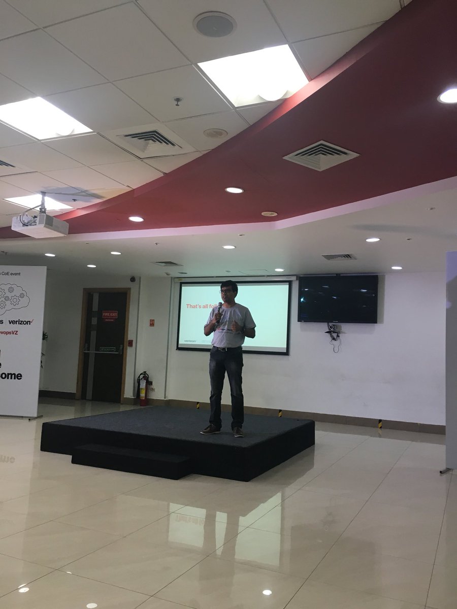 balaad's tweet photo. Balaji bringing devops to mainframes  #devopsvz https://t.co/gVuwop7B42