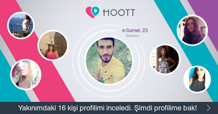 #HOOTTapp Çevrendeki yeni kişilerle tanış ve sohbet et! HOOTT ile Eğlen! goo.gl/jPUaB0