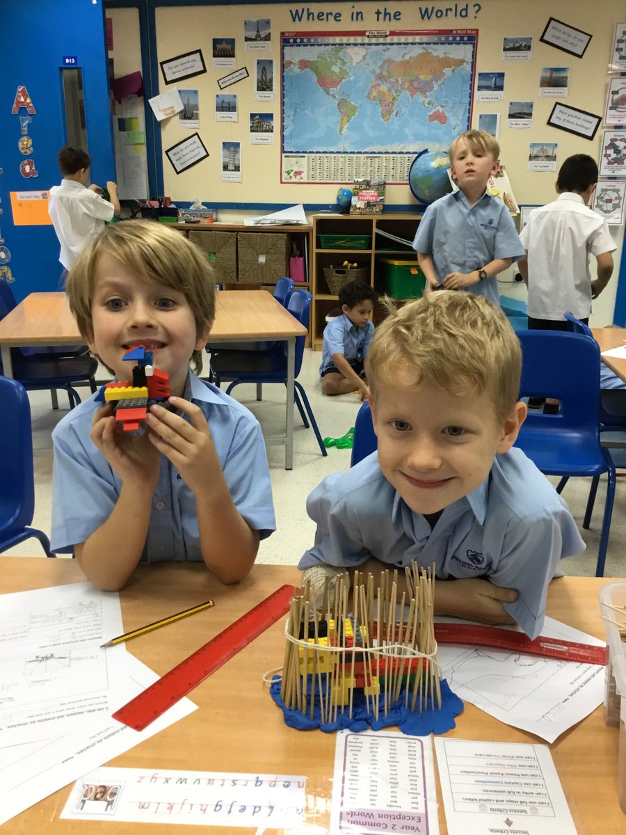 BSMuscatY2's tweet photo. ๐Year 2 have been busy designing and building๐ everything from bridges๐ to dragon traps in Construction this week!๐ #Discovery_Learning https://t.co/SmNvKjgQQB