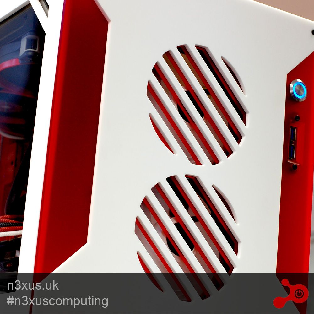 N3xusComputing's tweet photo. Designed and built by gamers; for gamers. #n3xuscomputing #buildapc #custompc #gaming #gamingpc #pcmasterrace #parvum https://t.co/mWNWnwnbnS