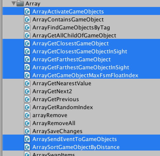 JeanAtPlayMaker's tweet image. Lots of new custom actions for @HutongGames arrays, ported back from #arraymaker as usual available on @PlayMakerEcosystem
