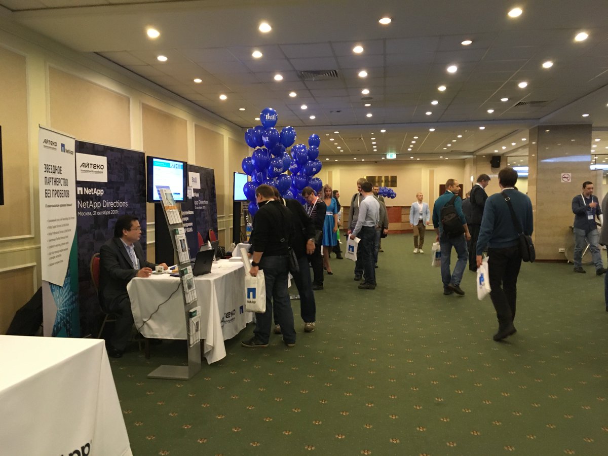 NetApp_Russia's tweet photo. Уже всё готово к #NetAppDirections! Начинаем в 10:00 https://t.co/cbpD9R4D8C
