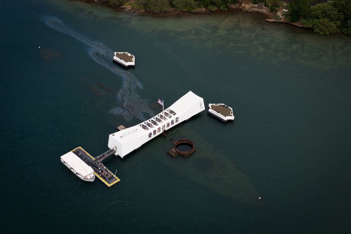 USSArizona's tweet photo. Once again on this December 7th we will be live tweeting the attack on Pearl Harbor in 1941 in real time. #PearlHarbor76 https://t.co/Vi1ikilg0W