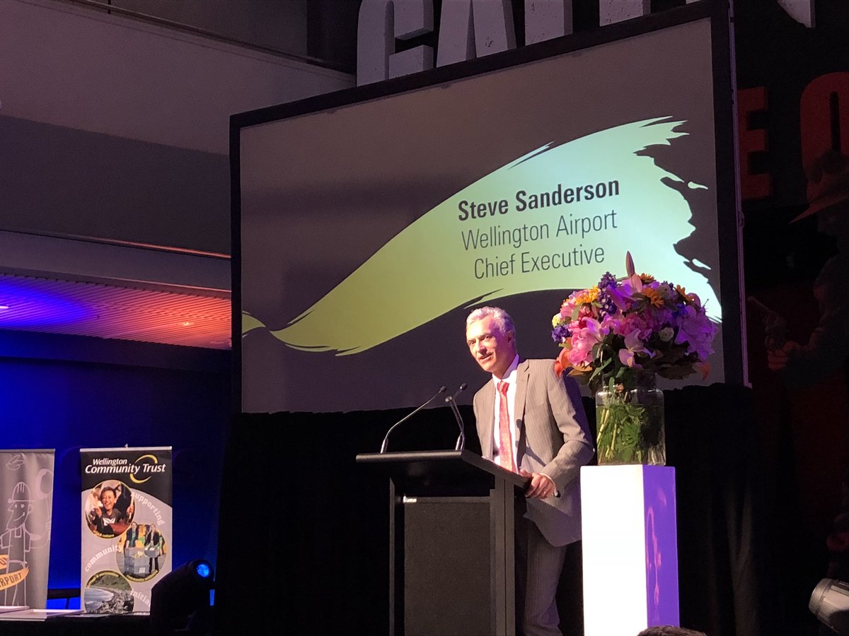 The #WLGAirportCommunityAwards 2017 are underway! Airport CEO Steve Sanderson and MC <a href="/jeff_hunkin/">Jeff Hunkin</a> welcoming guests