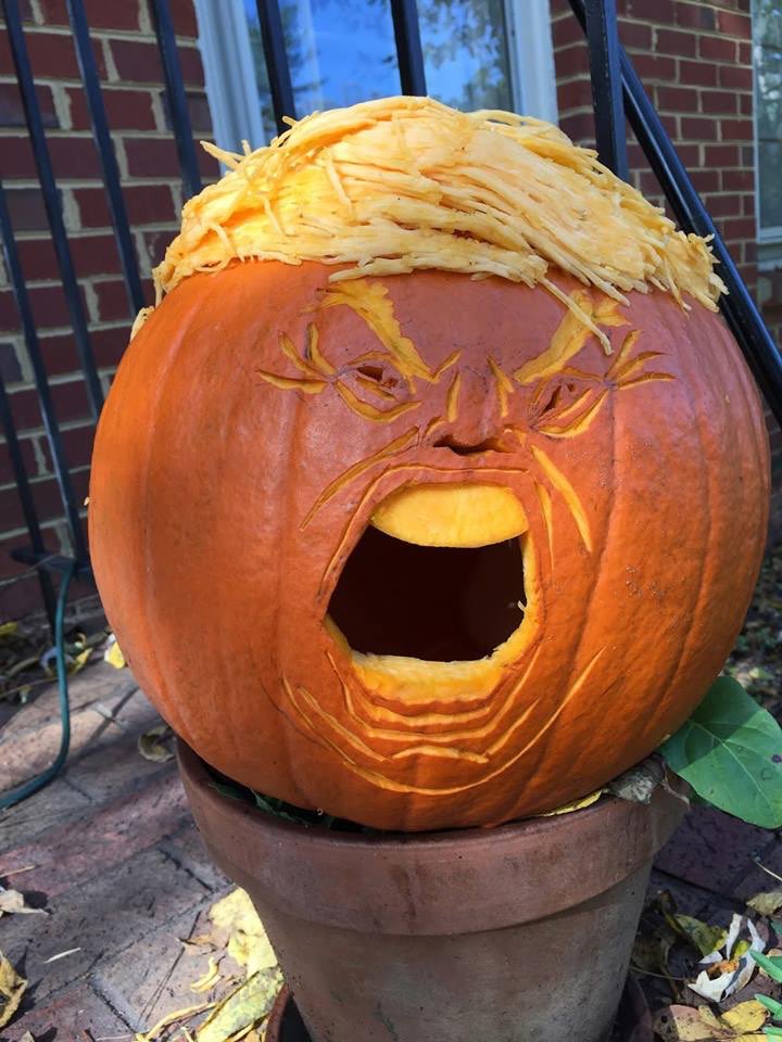 Donald Trumpkin
#Halloween #Trumpkin