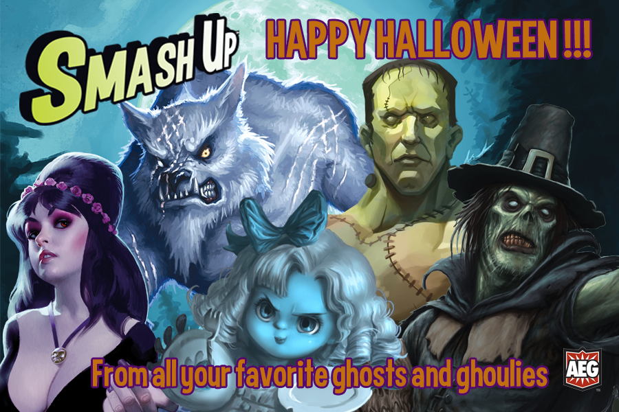 alderac's tweet photo. Which faction best represents your costume? Share your costume photo today with #SmashUpHalloween and 1 winner gets SU: That '70s Expansion! https://t.co/bXkOZ0kdVD