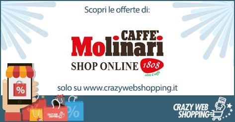CWS_Netcomm's tweet photo. @Caffemolinari è dei nostri!
Scoprite le offerte nella sezione #Food & #Wine solo il 9 e 10 novembre https://t.co/JYryoRoUZg #cws17 https://t.co/1MVwKqAGYU