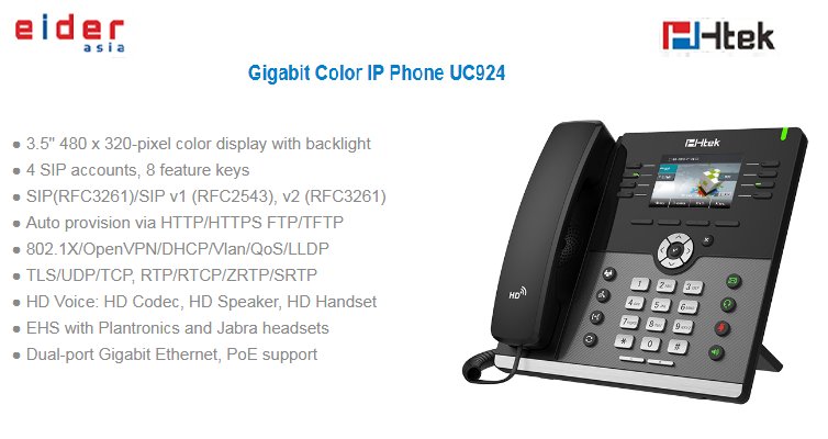 eiderasia's tweet photo. Gigabit Color IP Phone, 3.5” TFT-LCD with 480*320 pixel. It supports up to 5-way conference. 
#Htek #eiderasia #IP #Phone #VoIP https://t.co/LB1VxuHOLf