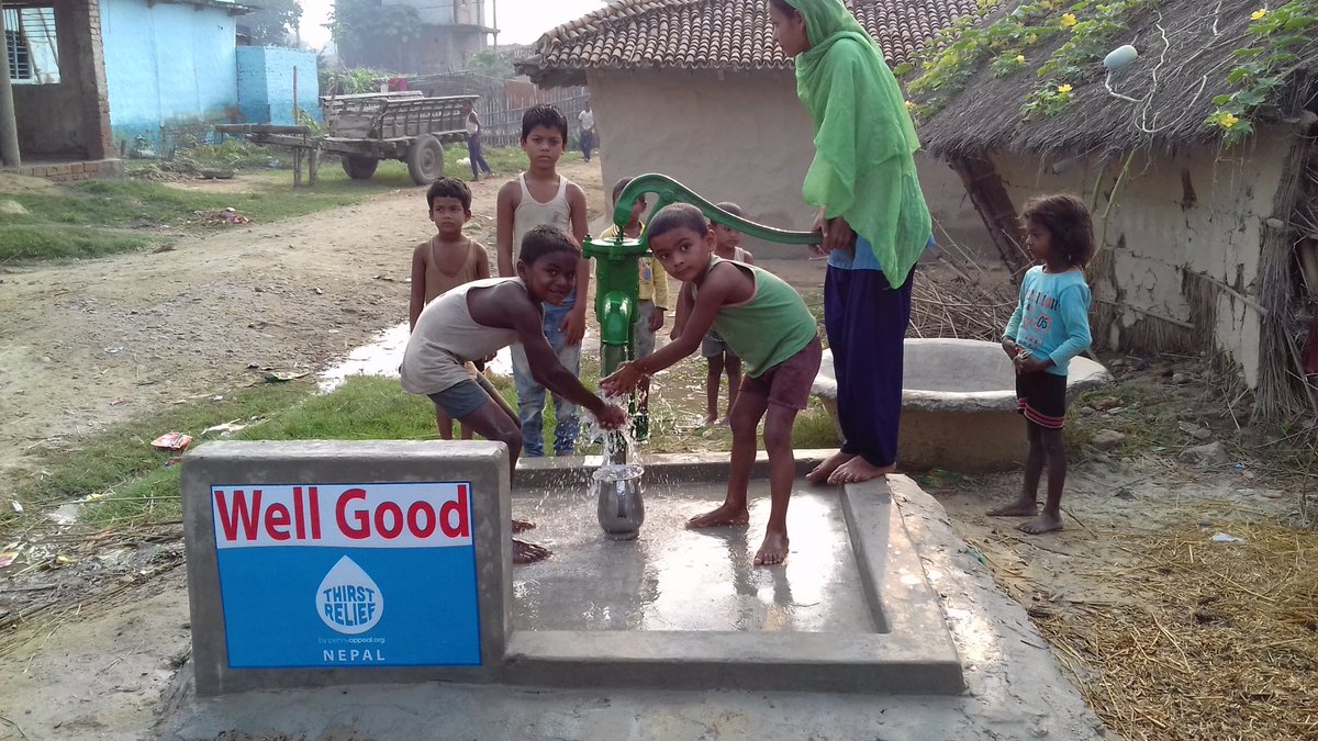 wellgoodwater's tweet photo. Our new well in Nepal! https://t.co/35l3vzDHZk