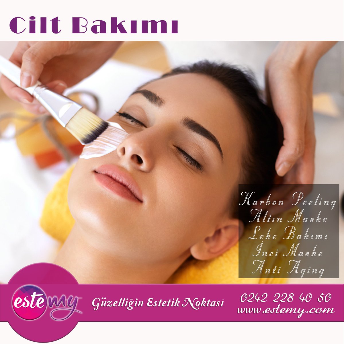 Leke bakımı için en uygun zaman!
estemy.com - Güzelliğin Estetik Noktası
#estemy #güzellik #dermaroller #epilasyon #bölgeselzayıflama #ciltbakımı #karbonpeeling #estetik #makeup #manikür #pedikür