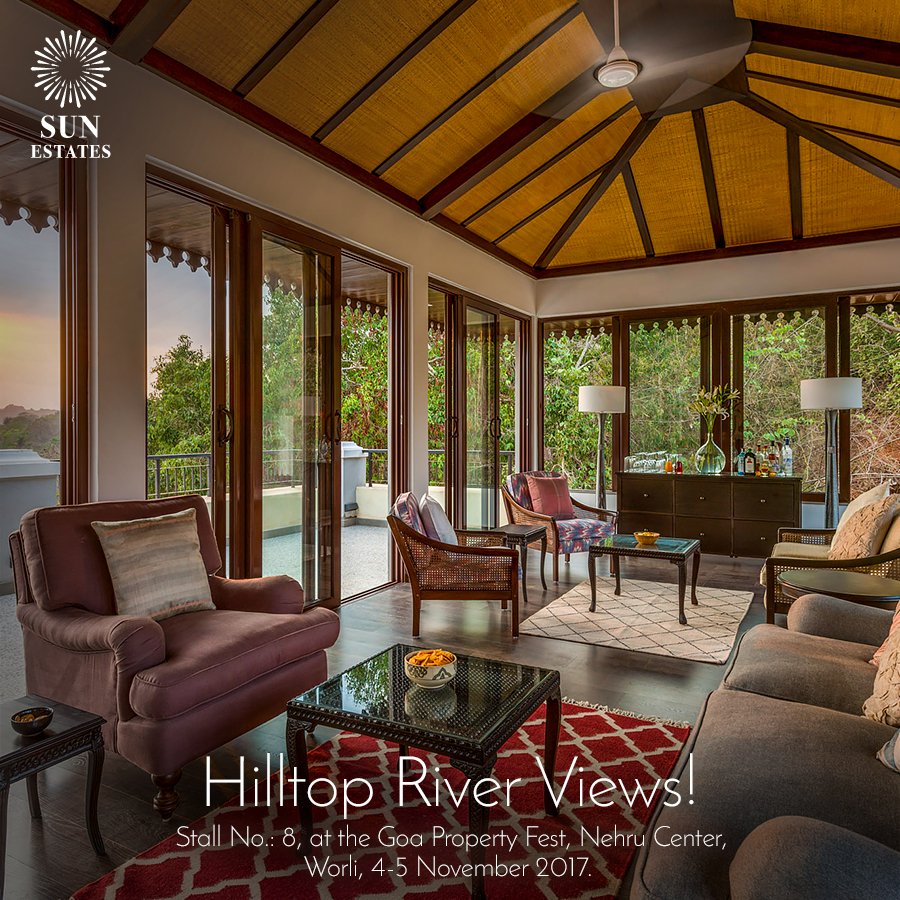 SunEstates_Goa's tweet photo. A lush nature-fringed luxury Goan villa? #GoaPropertyFest, #goa, #luxury, #luxuryrealestate https://t.co/qIK16nYkNg