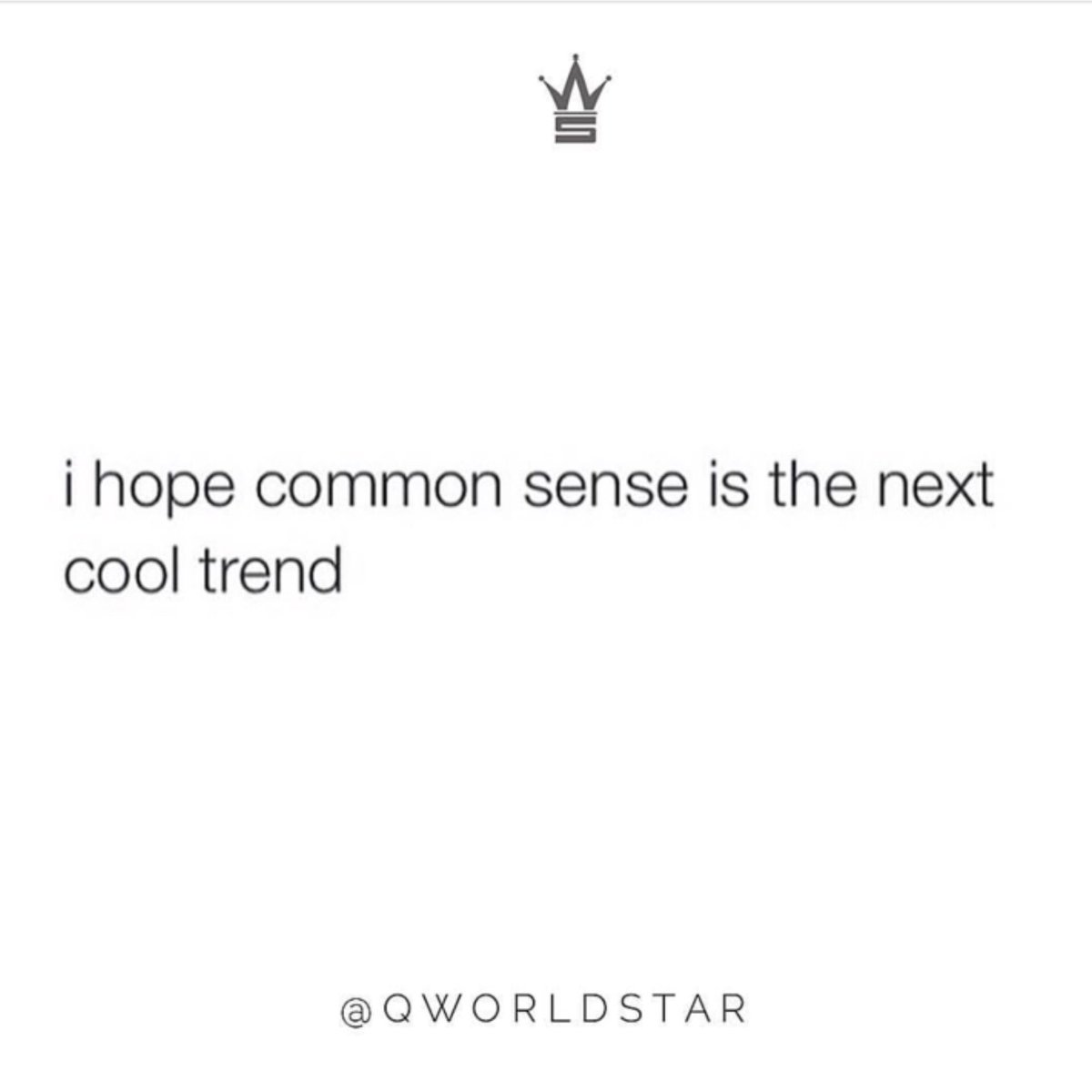 “Common sense needs to be common...I think it’s long overdue...” 💯 @QWorldstar