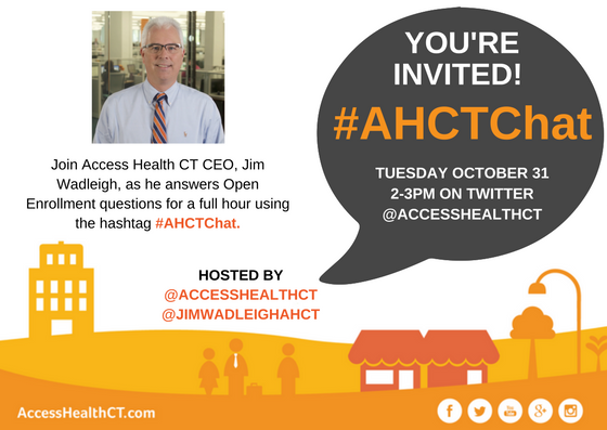AccessHealthCT's tweet photo. Will you join us for the #AHCTChat tomorrow? Let us know you'll be tweeting - RSVP here: https://t.co/SBBf9TgrAg https://t.co/O89hWndRiM