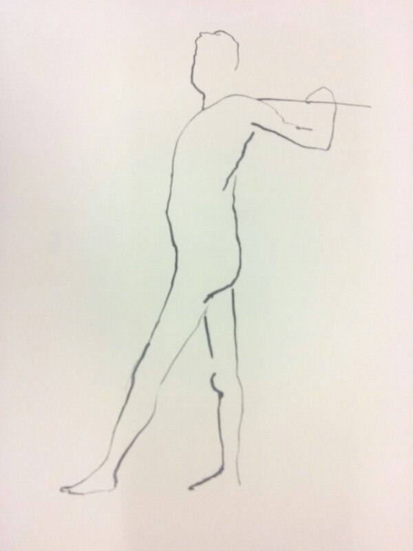 Another excellent life drawing class <a href="/mcrartstudios/">manchesterartstudios</a>  <a href="/z_mcr/">Z Arif UPZ MCR</a> last night with <a href="/antonyclarkson/">antony clarkson</a> &amp; <a href="/Adamboanas/">Adam Boanas</a> . Ink drawings with limited lines.