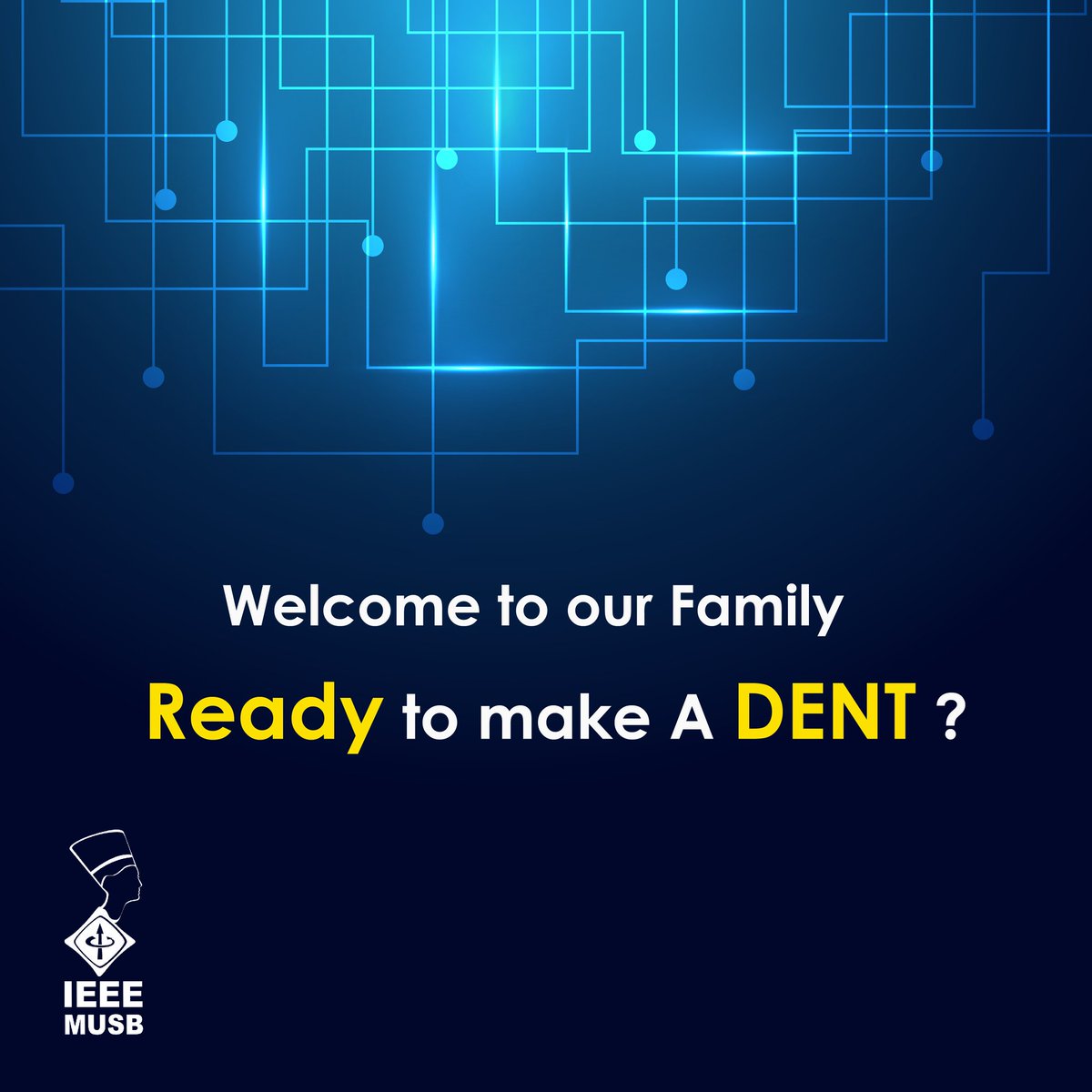 IEEEMUSB's tweet photo. IEEE MUSB Welcome all new members 😃❤

Get READY to make a Dent !

#IEEEMUSB https://t.co/qqYIaDCYbg