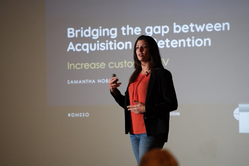 eventzdigital's tweet photo. Increase you customer #lifetimevalue with tips from @SamJaneNoble. Find the slides here https://t.co/WU9uedVEWa #dmsso17 https://t.co/LgqDLQfF5q