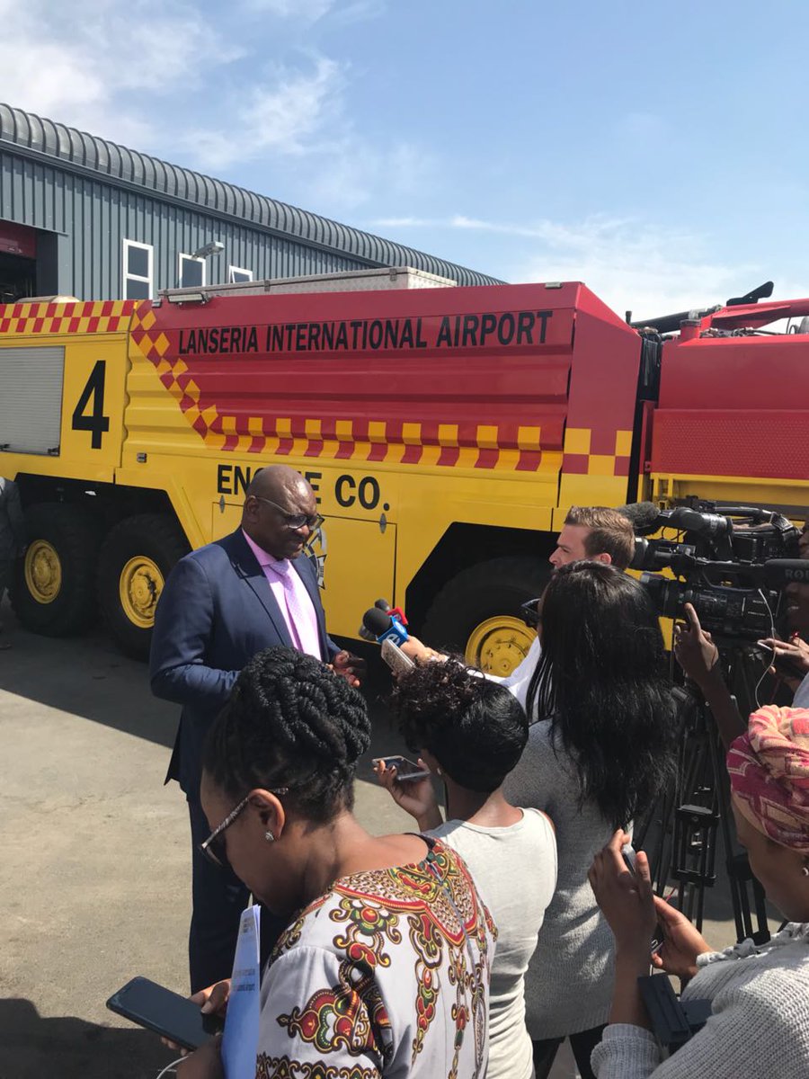 Lanseria_Int's tweet photo. Gauteng Premier David Makhura @Lanseria_Int Official Opening Launch of our new Tower Complex. #OTM2017 #levellingup https://t.co/W4AYZFzLYy