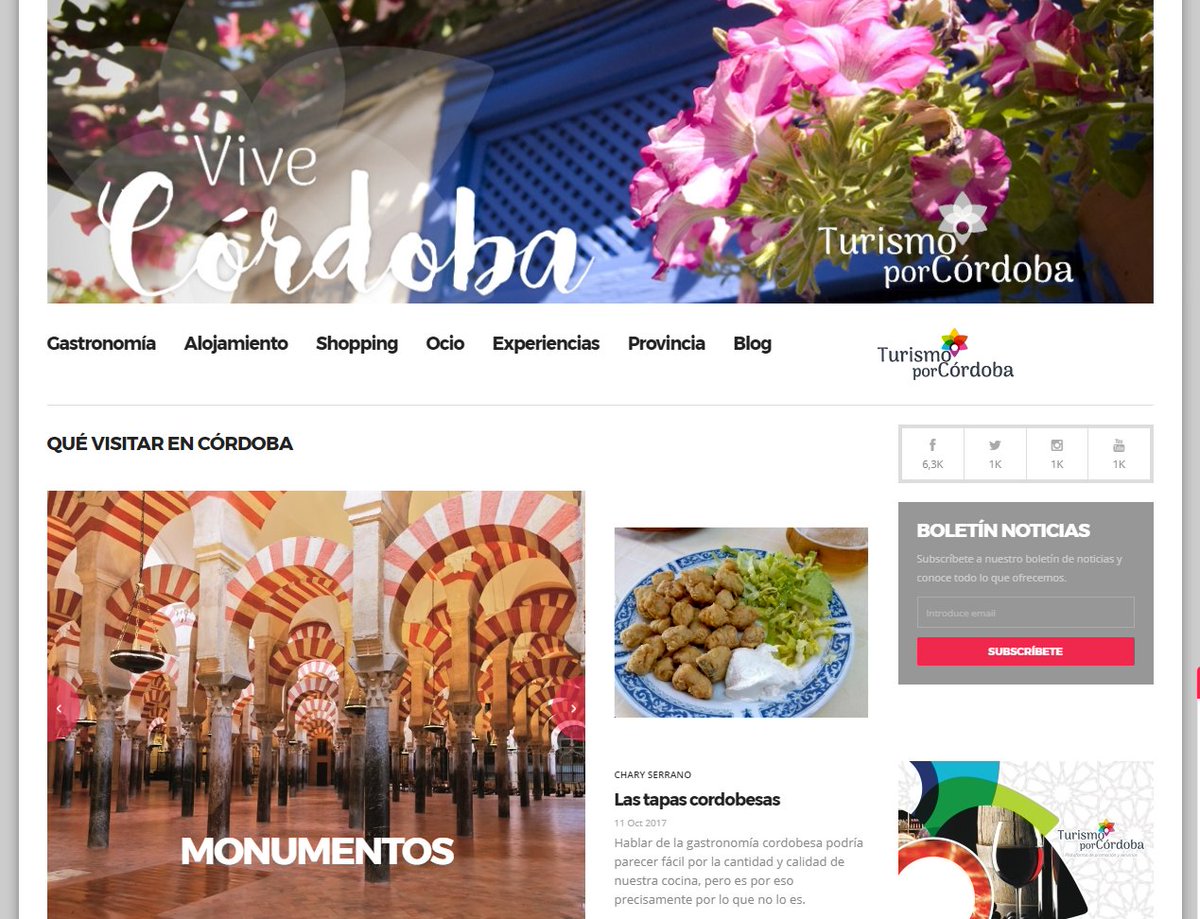 turismoxcordoba's tweet photo. Ya puedes visitar nuestro portal https://t.co/tHuWp4A2Fo Si deseas promocionar tu establecimiento info@turismopocordoba.es #CordobaESP https://t.co/z9gTG3lPpw
