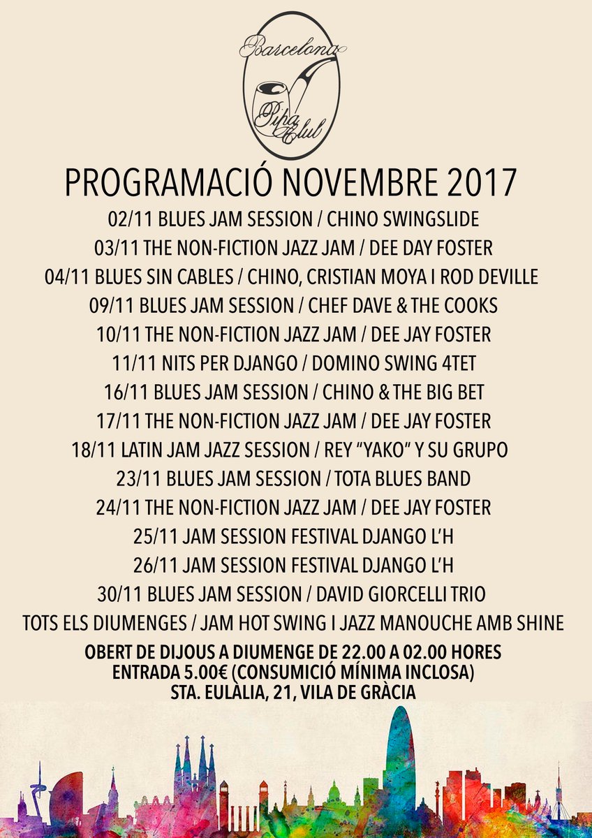 PROGRAMACIÓ NOVEMBRE 2017
