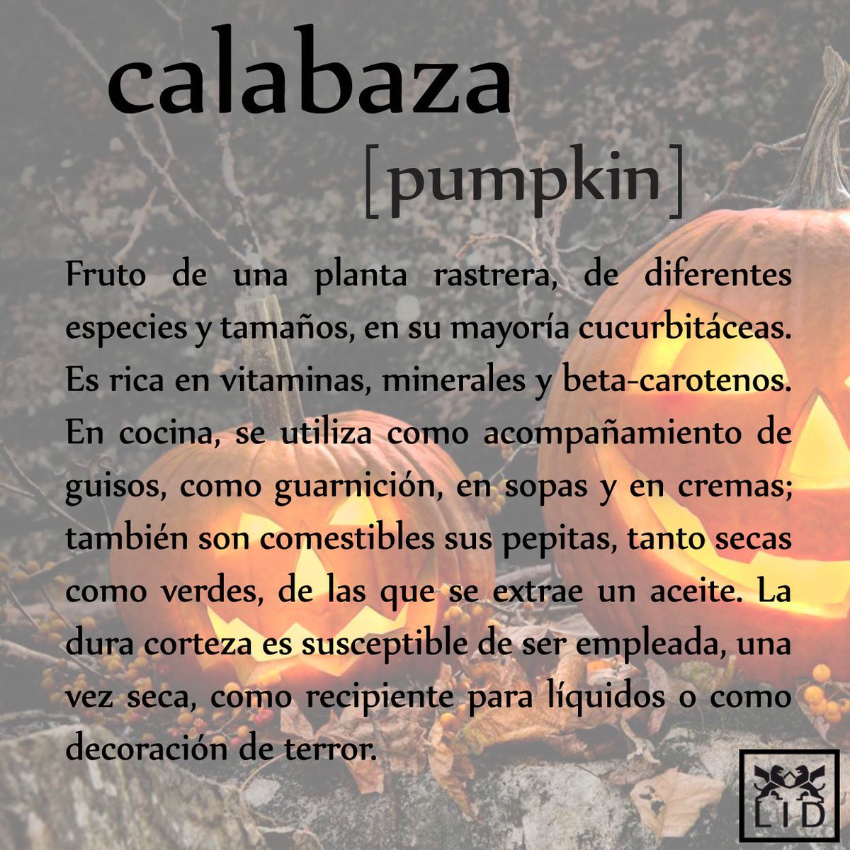 🎃🕷️¿¿Qué recetas monstruosas habéis elaborado para #Halloween?? ¿¿Algún disfraz de calabaza?? #FelizMartes #diccionarioRAG 🕷️🎃... 😱