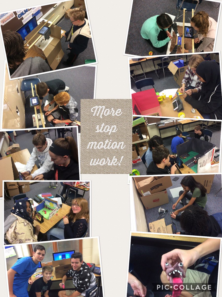 WMSMediaExplore's tweet photo. More pictures of all the stop motion work taking place! @wmscats https://t.co/NkOzofLYvW