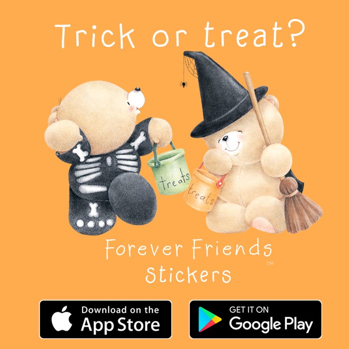 TipTapGame's tweet image. No tricks, just treats! Get the @FFofficialbear stickers now with 12 #Halloween stickers to spook your friends 👉 npga.me/loveyou 🐻🎃