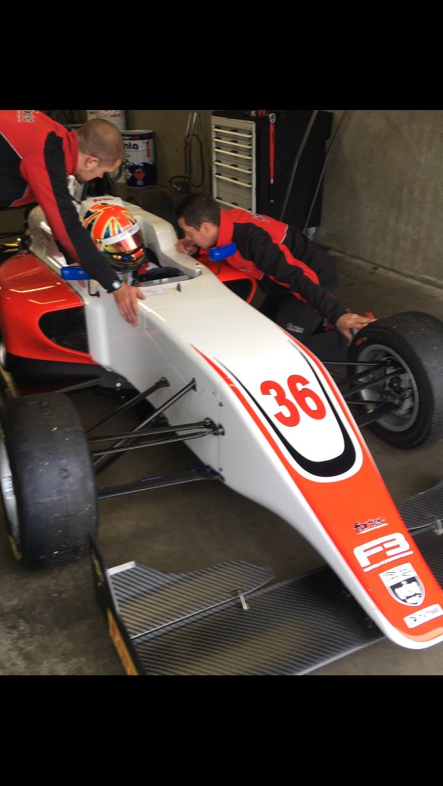 OliverYork1's tweet photo. Test day at Donington going well with @FortecM https://t.co/0s3EegkdSj