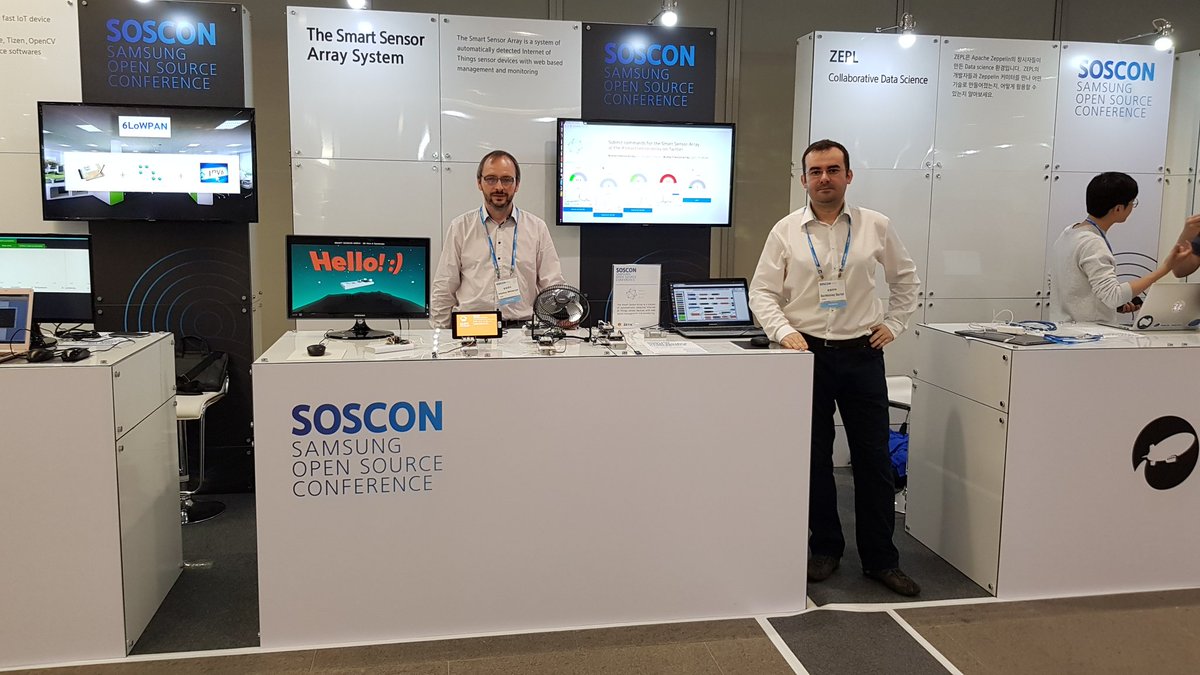 BartekBartel's tweet image. #SOSCON #SOSCON2017 #Seoul #IoT #internetofthings #artik #tizenRT #javascript #nodejs  #smartsensorarray memories from Seoul. Great event!