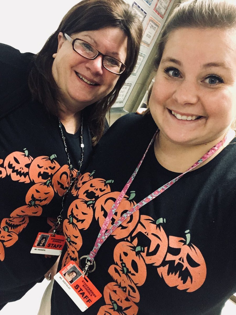 MsSeefeldt's tweet image. Happy Halloween from the Math Department! #stockbridgepride #pumpkinpi #mathrocks