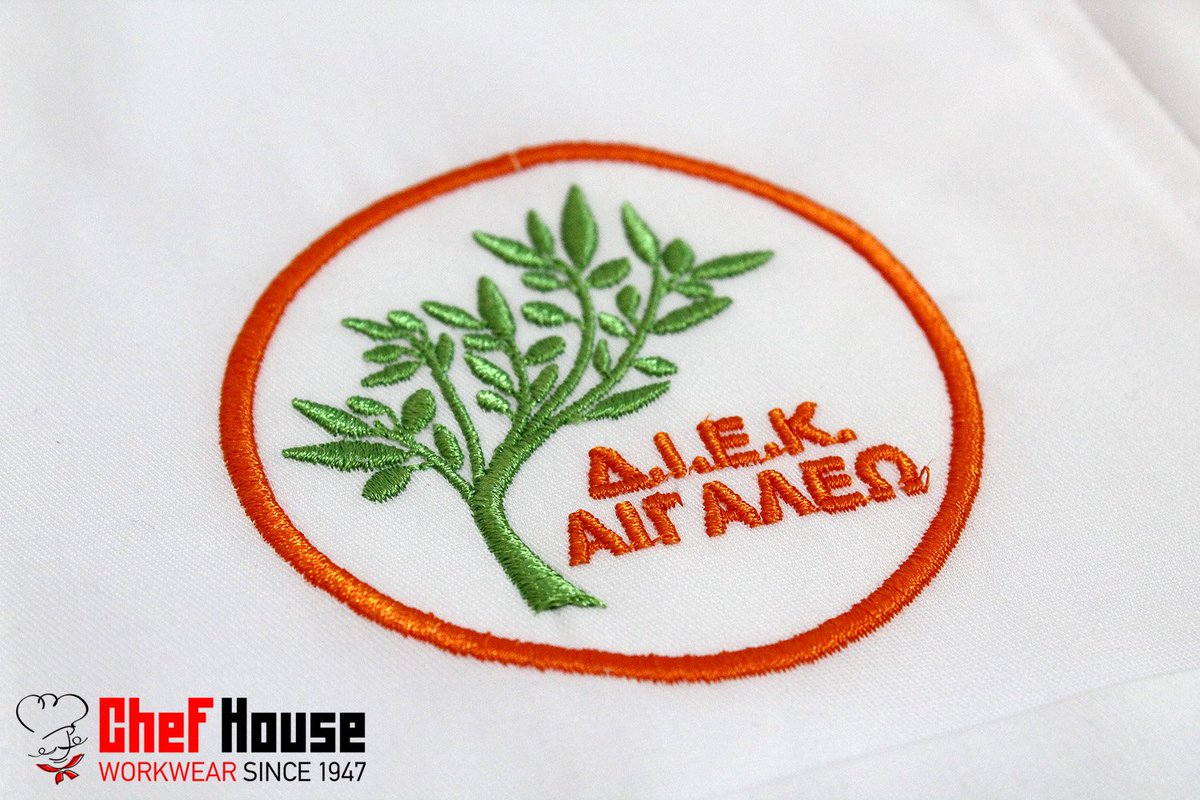ChefWorkwear's tweet photo. Λεπτομέρεια κεντήματος Δ.ΙΕΚ ΑΙΓΑΛΕΩ #chefhouseworkwear #iekaigaleo #embroidery #κεντημα #chefjackets #μπλουζεςσεφ https://t.co/H1TO5U0hOy