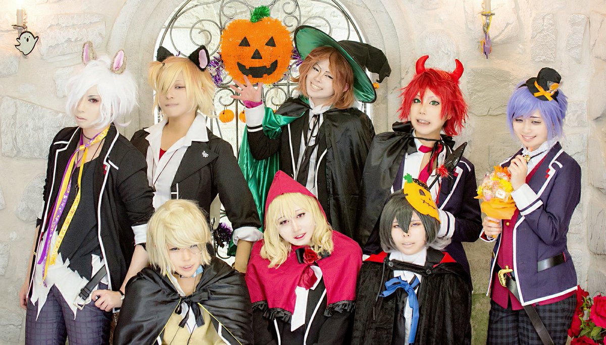 幽吹 ゆうすい Sur Twitter コスプレ Diabolik Lovers Happy Halloween 衣装捏造有 逆巻アヤト 霜呀 逆巻カナト こーちゃまる 逆巻ライト ロミ 逆巻シュウ 黒騎 逆巻スバル 幽吹 無神コウ 螢 無神アズサ 彩奈 Photo 麿呂 Min Key321