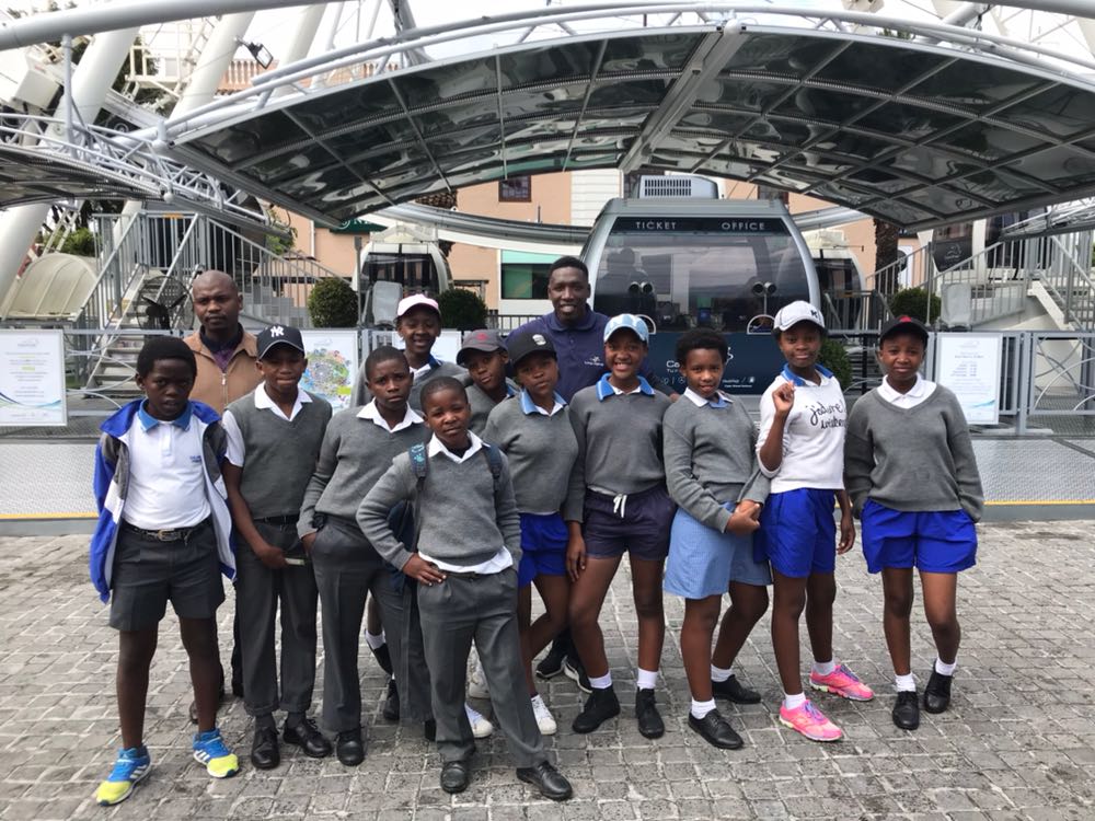 LivingLegendsSA's tweet photo. A huge thanks to @CapeWheel &amp; @Laureus_sa for hosting us last week! Learners from #DalubuthlePrimary loved it. #SportForGood #TurnForGood https://t.co/9X5oc4opje
