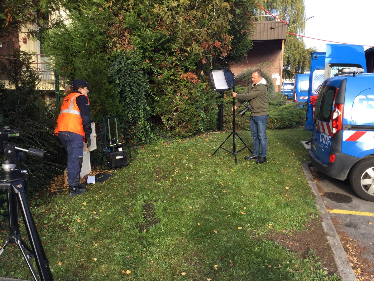 Dernier reportage photo pour mise en valeur des femmes dans les métiers techniques avec Jennifer à Creil! #GRDFNO