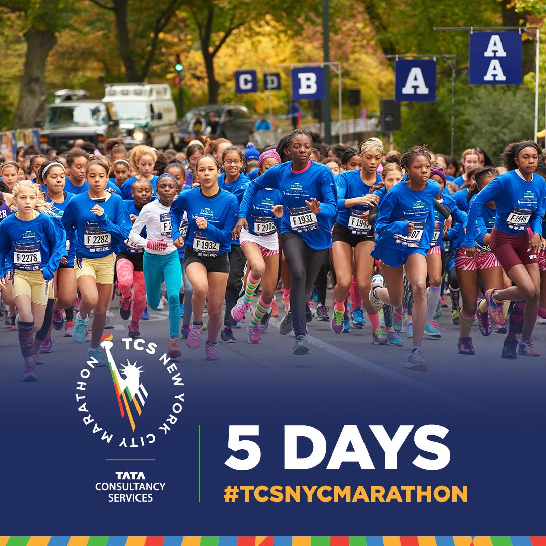 nycmarathon's tweet photo. 5 days | It will inspire you
#Throwback to 2016 when these future stars warmed up the #TCSNYCMarathon finish line before the masses came in. https://t.co/vCd8rvEcnE