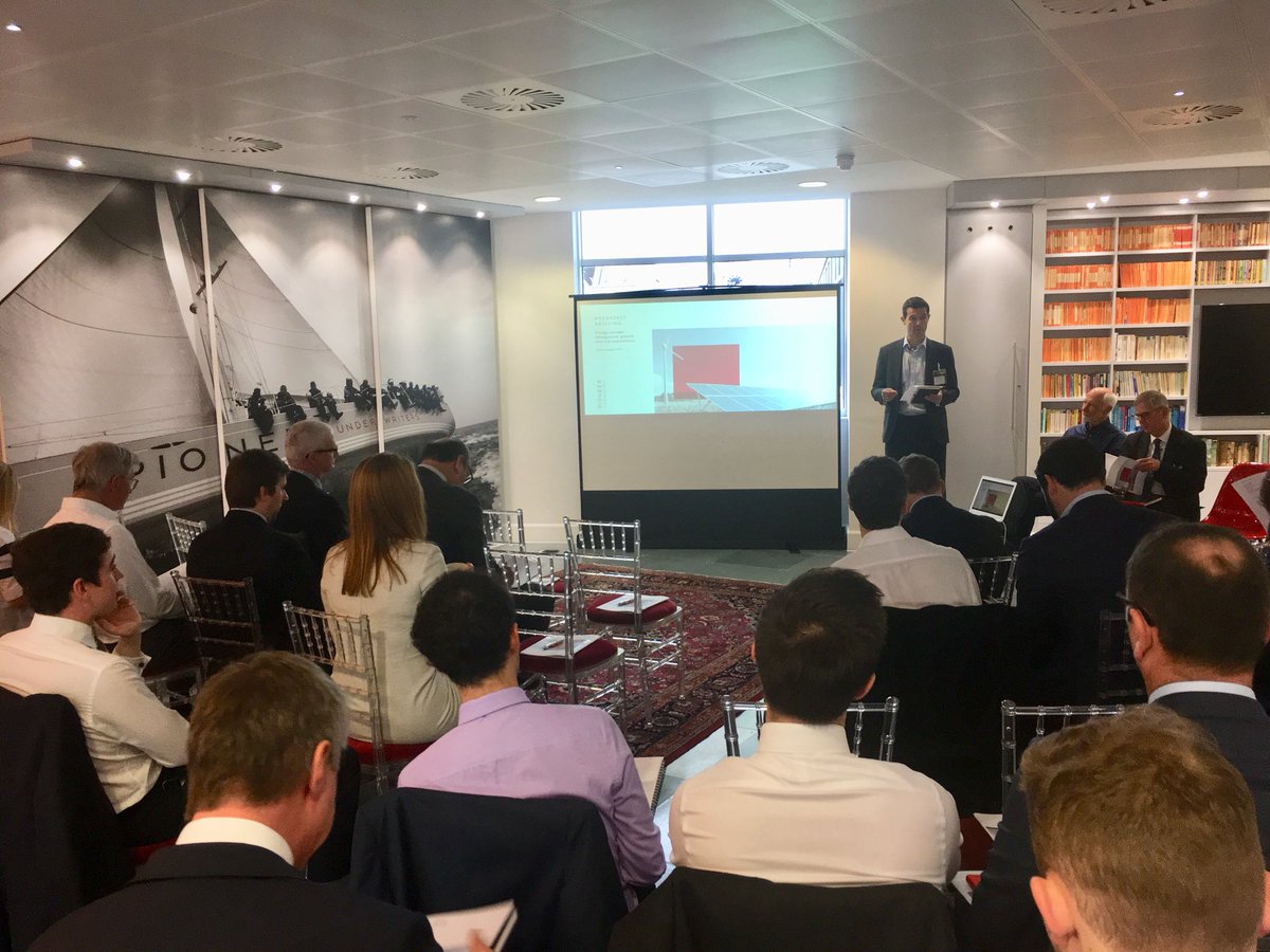 Listening to best in class speakers at Pioneers renewable energy breakfast briefing #energyinstitute #thefutureofenergy