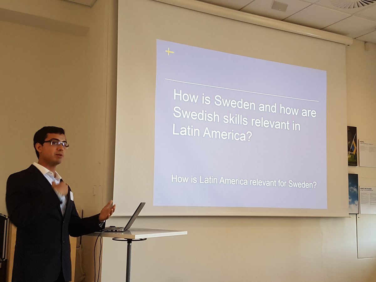 How is Sweden and how are Swedish skills relevant in Latin America? Join us with your input at our breakfast seminar right now!#SweInstitute